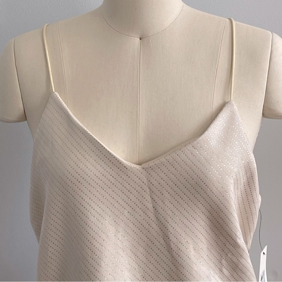 Bishop & Young Womens Micro Stud Faux Suede Cami- Ivory- Size Medium- NWT - Picture 4 of 11